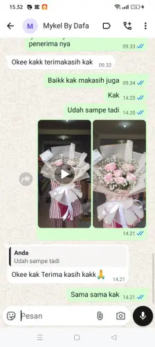 Testimonial Buket Bunga banjaran kulon