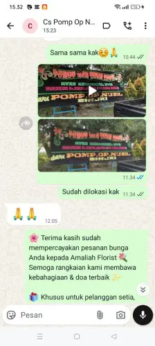 Testimonial Papan Bunga banjaran kulon